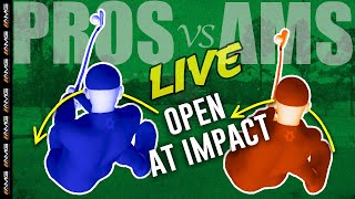 Pros vs Ams LIVE 🚨 | Perfect Golf Swing Impact 💢