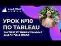 Урок по Tableau №10. Эксперт Кузьмина Ксения, АНАЛИТИКА ПЛЮС