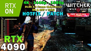 The Witcher 3 Next-Gen Ray Tracing | RTX 4090 | Ryzen 9 7950X | 4K 1440p 1080p | Max Settings | DLSS