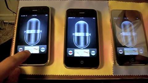 iPhone 3GS vs iPhone 3G vs iPod Touch 2G: Speed test