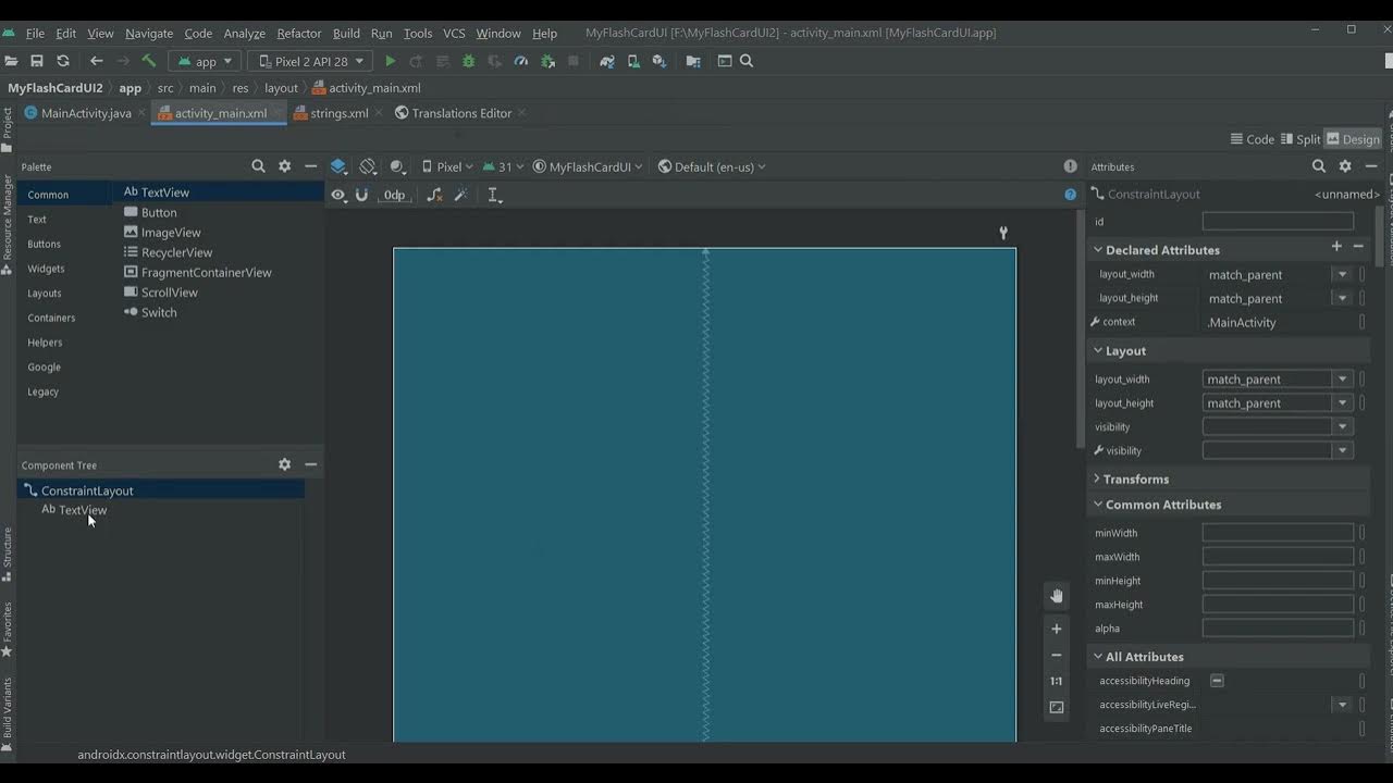 Android Studio Create String Resource - YouTube