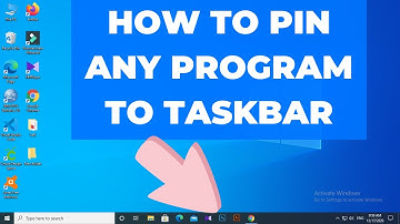 How to Pin Any Program to Taskbar on Windows 10