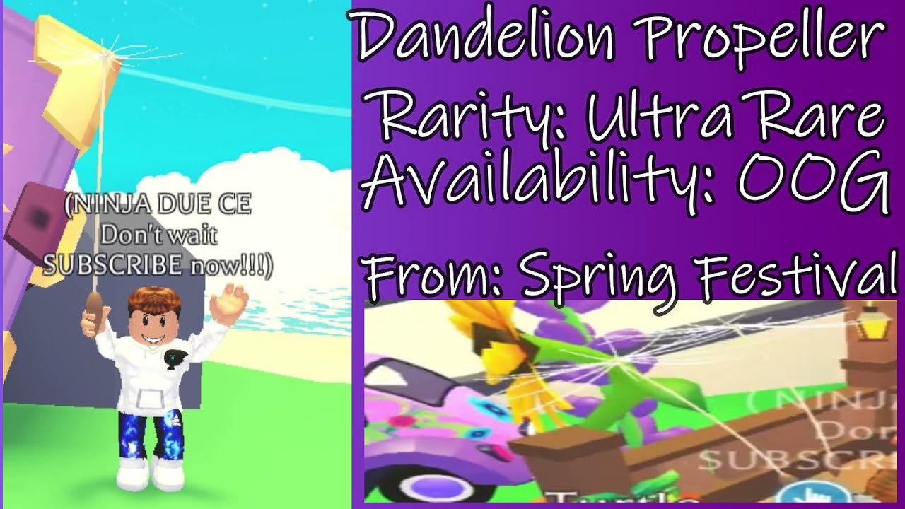 Rarest 7 Propellers in Adopt me YouTube