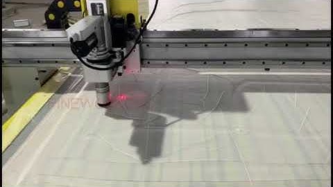 FW1625 fixed flat working table vibration knife cutting machine cut on multi layer fabric