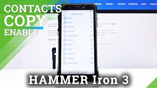 How to Copy Contacts from SIM to myPhone HAMMER Iron 3 –  Manage Contacts screenshot 3