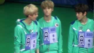Download lagu 130128 - 130129 EXO Luhan Sehun baekhyun @ MBC idol star olympic sports championship athletic 2013