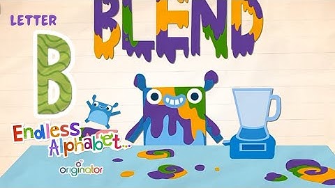 Learn Alphabet Letters with Adorable Monsters in Endless Alphabet A to Z - Letter B, by Originator