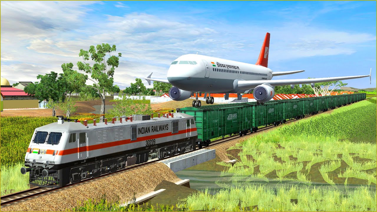 Kereta Api vs Pesawat Terbang #1-Pesawat Terbang Mendarat darurat ...