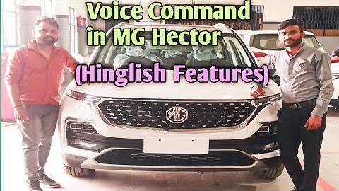 #Voice Command in MG Hector With Hinglish Features #(Morris Garages)#@@2022