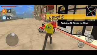 Bike car game pizza delivery boy -ANDROID GAMEPLAY screenshot 5