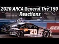 2020 ARCA General Tire 150 at Phoenix Reactions