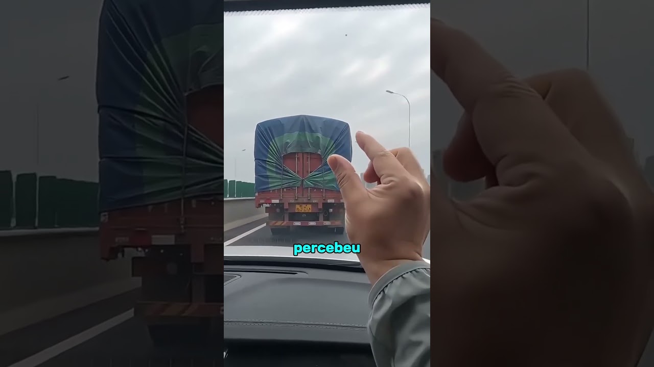 Ele Pensou Que Havia um Caminhão na Frente, Mas Era Só Isso! #curiosidades