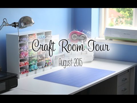 Craft Room Tour 2015 | The Card Grotto