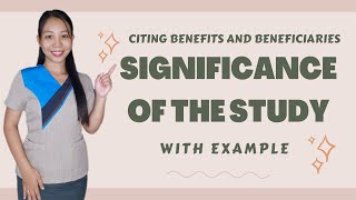 SIGNIFICANCE OF THE STUDY / IMPORTANCE OF THE STUDY | Penelitian Praktis 2 untuk SMA