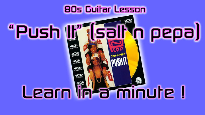 Push It Guitar version - Guitar performance video thumbnail