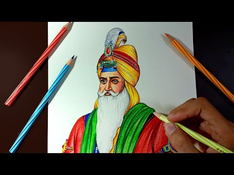 Raj Singh Tattal  Stage 1 of my drawing of Maharaja Ranjit Singh and his  generals Which is for the upcoming Sikh Lens Exhibition in LA in November  2015 Although most of