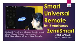 Universal Remote: Smart IR Bridge Controller, Voice control TV AC Home Automation Zemismart Tuya app screenshot 2