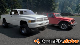 TAKING OUR REAL LIFE RIDES OFFROAD! (WILL THEY DO GOOD?) - BeamNG.drive MP
