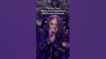 Thumbnail of Rip Ozzy Osbourne . The last performance of Mama, I’m Coming Home