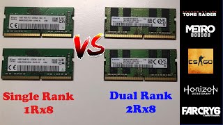Single Rank vs Dual Rank Memory in a Gaming Laptop | Comparing Benchmark Results in Five Games screenshot 5