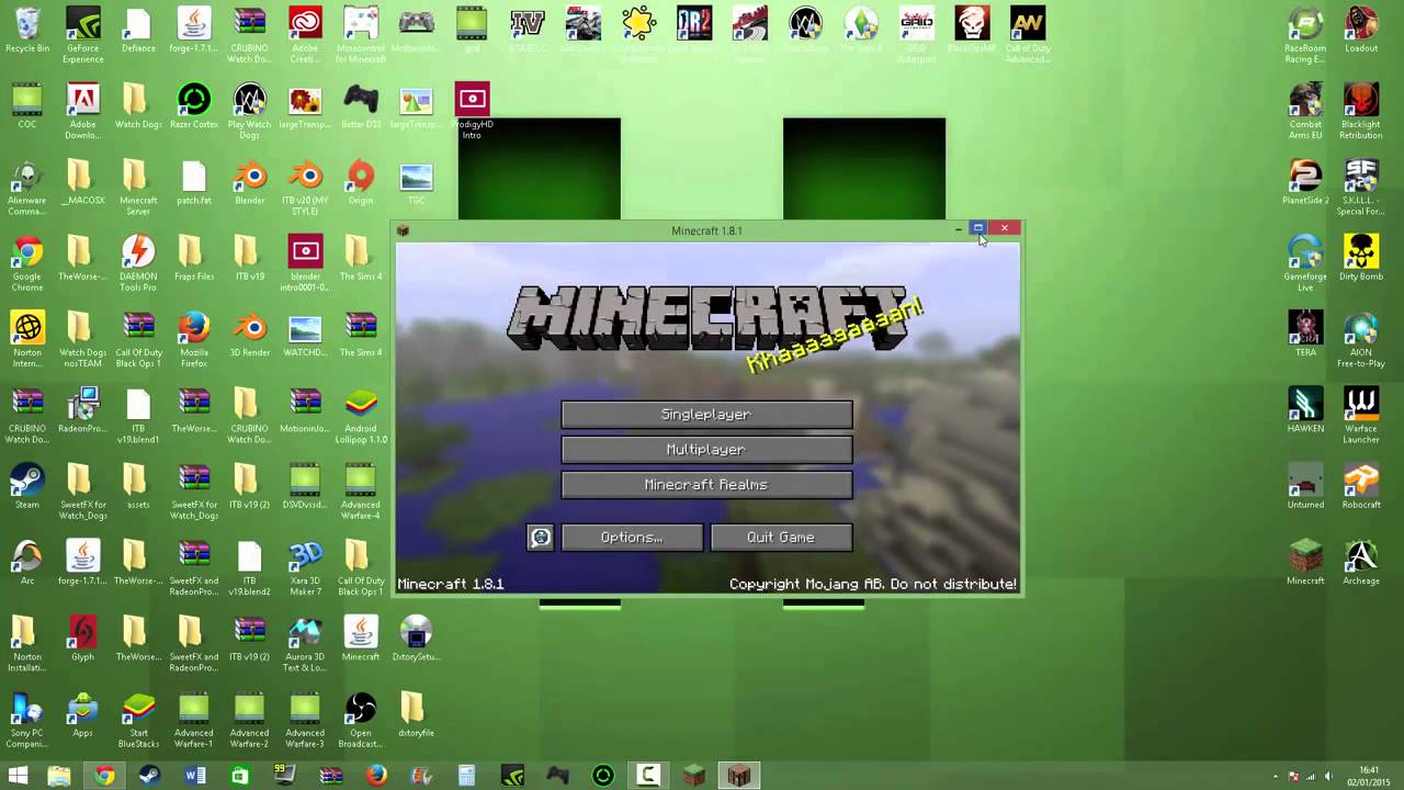 Minecraft 1.8 download pc