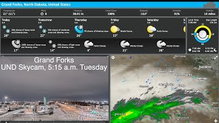 BLIZZARD WARNING: 5:15 AM Tuesday Radar Check