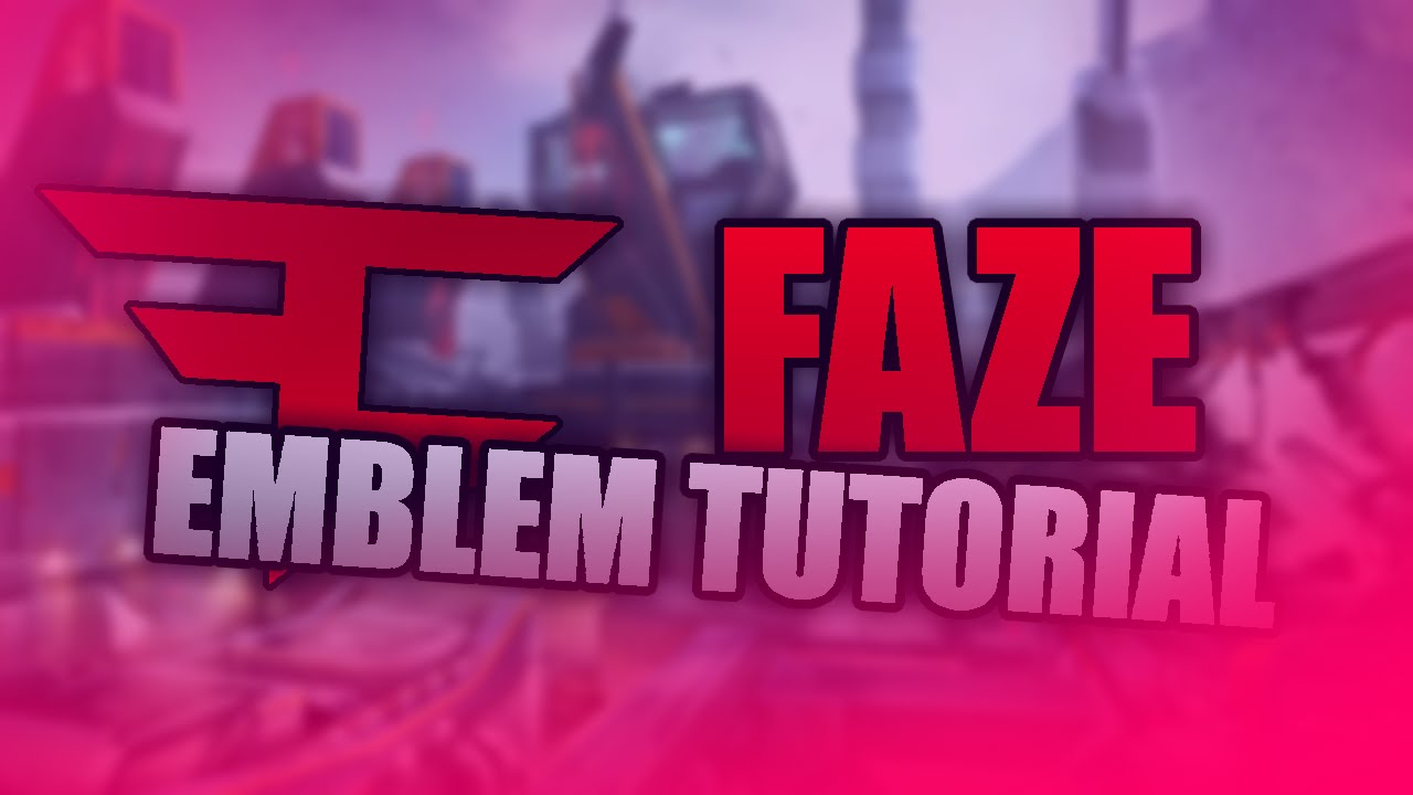 HOW TO CREATE A FULLY CUSTOMIZABLE FAZE EMBLEM! [BO3] - YouTube