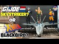 Gi joe skystriker or xmen blackbird click n play fa18 super hornet jet 112 scale vehicle