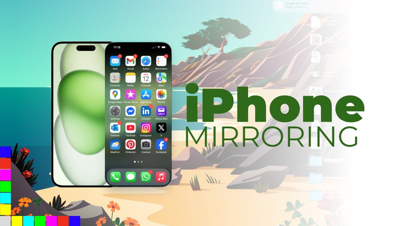 Probando como funciona iPhone Mirroring en macOS Sequoia 2025 - YouTube