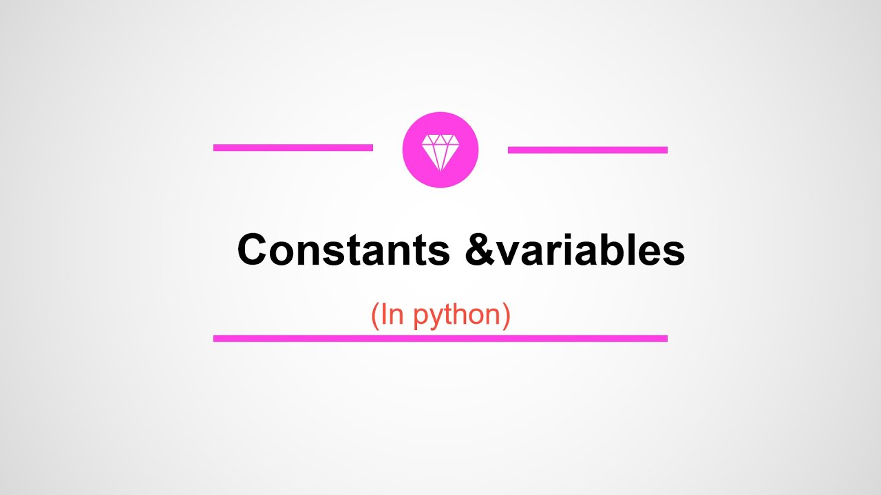 Constant and variable. Константы в Python. Constant in Python.