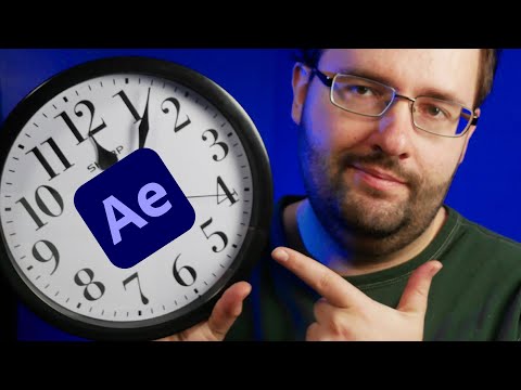 Animate A Clock Inside After Effects EASY Tutorial