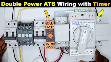 Auto Change Over Switch (ATS) Proper Connection Explained with Timer Circuit @TheElectricalGuy