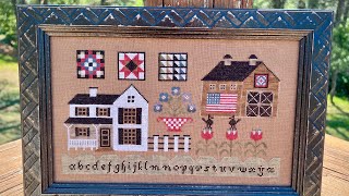 FlossTube 78: 2 REALLY SPECIAL Framed Stitches; Show & Tell and Finishes from the Deck