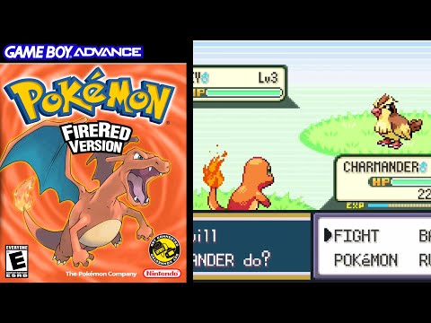 Pokémon FireRed ... (GBA) Gameplay -