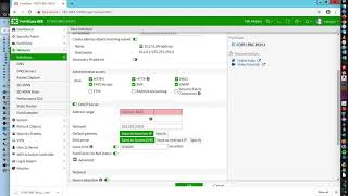 setting up a DHCP enabled VLAN on FortiOS