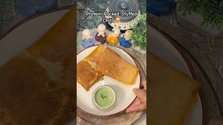 Protein-Packed Stuffed Chilla😍❤️ #food #viral #cooking #recipe #easyrecipe #fyp #yummy #yt