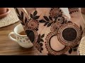 Beautiful flowers simple easy mandala gol tikki henna mehndi designs for hands for eid mehndi