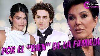 KRIS JENNER DESEA QUE THIMOTHÉE CHALAMET Y KYLIE JENNER SE CASEN PARA ELEVAR NUEVAMENTE LA FAMA