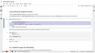 Decorators in Python Profile