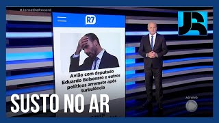 Avião Com Eduardo Bolsonaro E Outros Políticos Arremete Após Forte Turbulência
