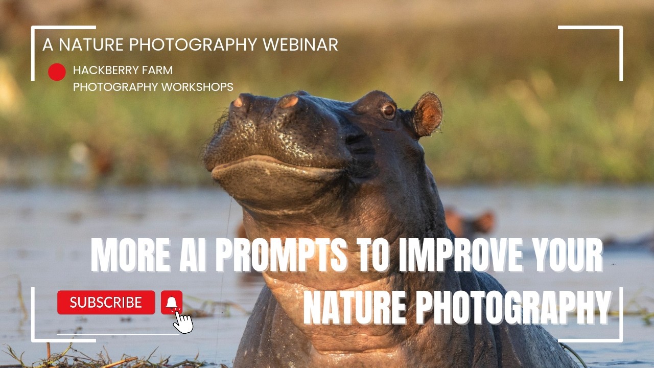 More AI Prompts to Improve Your Nature Photography - A Hackberry Farm Nature Photography Workshop Webinar 
