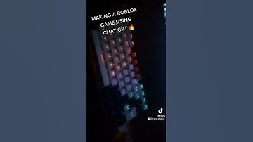 MAKING A ROBLOX GAME USING CHAT GPT?! 🔥PART 1 |#shorts #short #tiktok #roblox #chatgpt #development