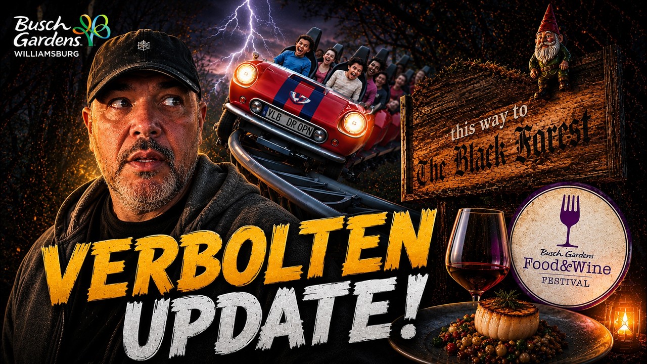 Busch Gardens Williamsburg - Verbolten Construction Updates, New Food & More!