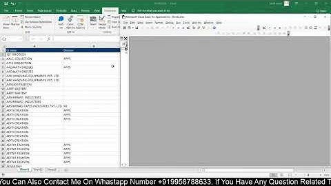 Working on Live Project Using Do while loop in Hindi VBA Macro Training Hindi Language