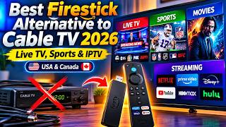Best Firestick Alternative to Cable TV 2026 | Live TV, Sports & IPTV USA & Canada