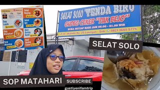 SELAT SOLO DAN SOP MATAHARI 
