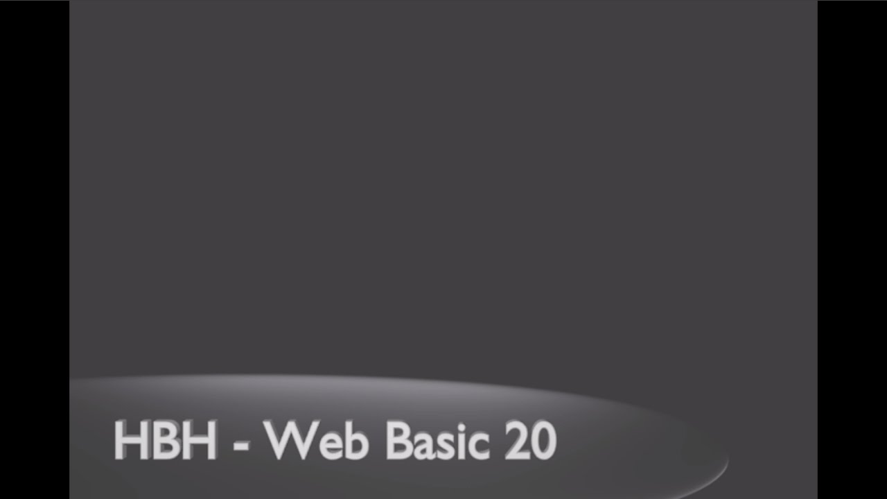 Hellbound Hackers - Basic Web 20 - YouTube