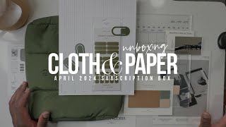 Cloth & Paper April 2024 Subscription Box Unboxing | Minimal Planning by Bryant Devon 866 views 12 days ago 15 minutes