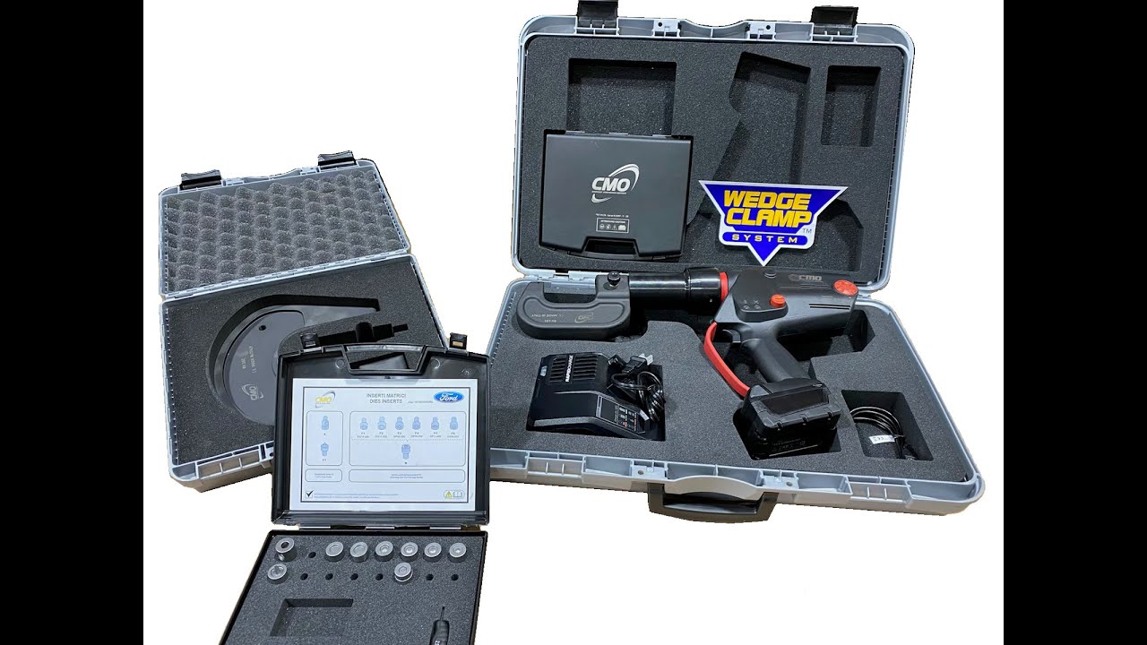 Self Piercing Riveter from Wedge Clamp Systems Ford Approved YouTube