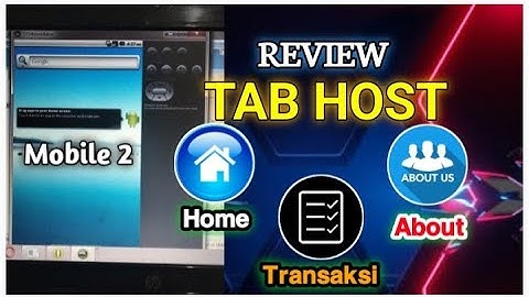 Review Menu Tab Host